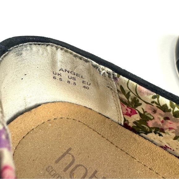 Hotter Angel Navy Suede Cap Toe Slip On Comfort Shoes Dual Fitting Womens Sz 8.5 - Picture 6 of 9